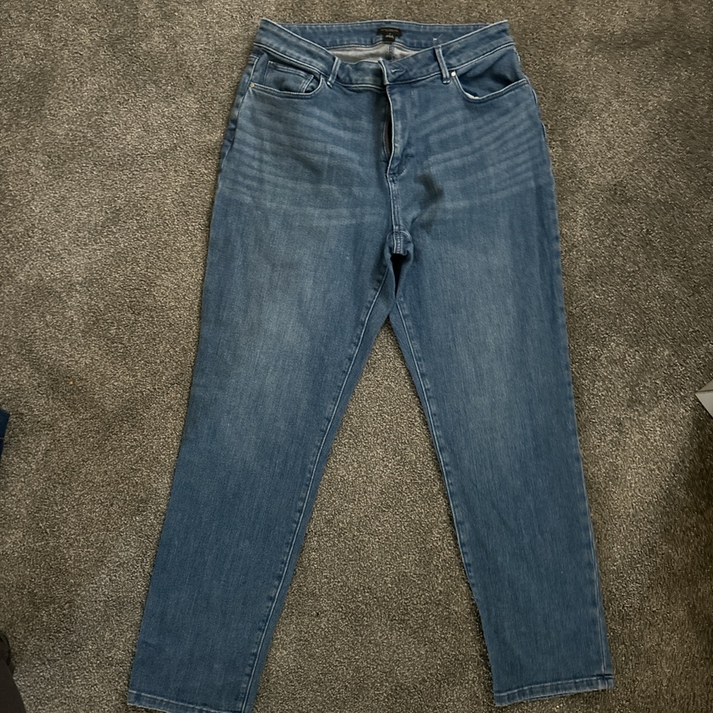 Ann Taylor Blue Straight Leg Jeans